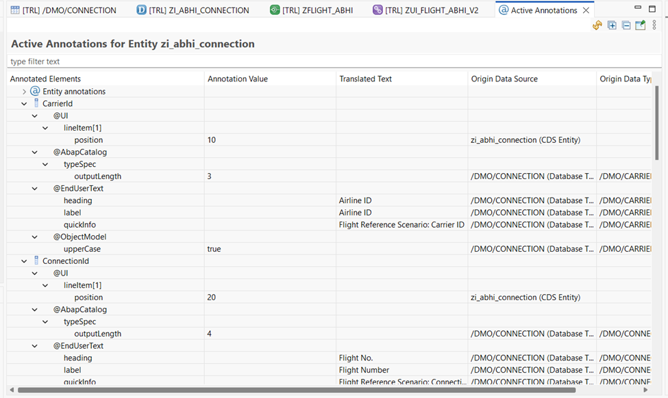 SAP RAP tutorial, UI annotations in CDS, SAP Fiori app design, ABAP RESTful Application Programming Model, metadata extensions, CDS view annotations