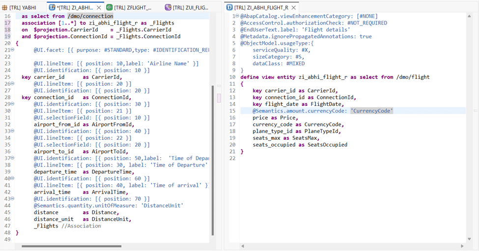 How to display multiple entities in SAP RAP object page,
Enhancing CDS view for multiple facets in SAP RAP,
SAP RAP tutorial for flight details facet,
Designing SAP Fiori UI with multiple CDS entities,
Using facets to organize data in SAP RAP applications,
