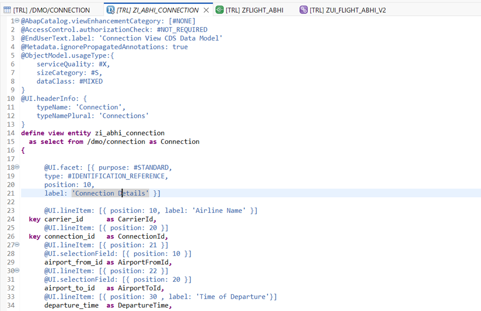 SAP RAP tutorial, object page in SAP Fiori, facets in RAP, CDS UI annotations, ABAP RESTful Application Programming Model, SAP Fiori Elements, metadata extensions