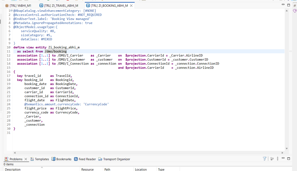SAP RAP, ABAP RESTful Application Programming Model, CDS, Interface View, Root View, Child View, Projection View, Behavior Definition, RAP BO, Managed Scenario, Unmanaged Scenario